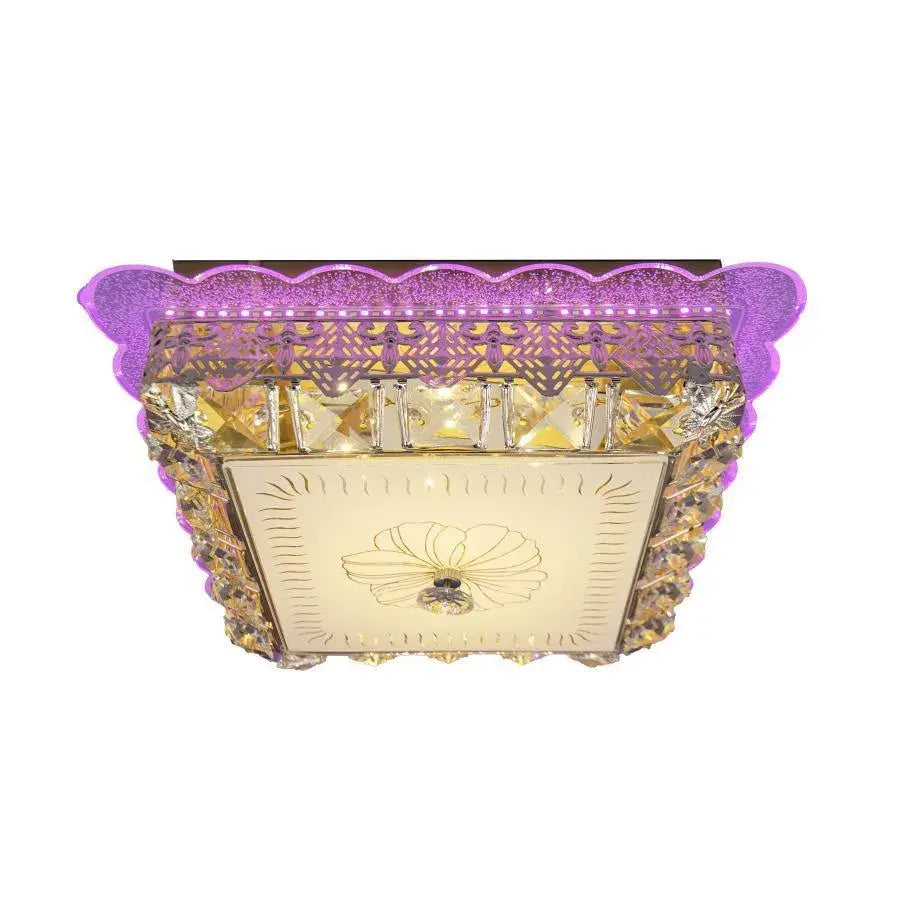Anaida LED chandelier, 48W, Gold, 3000K, RGB