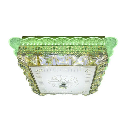 Anaida LED chandelier, 48W, Gold, 3000K, RGB