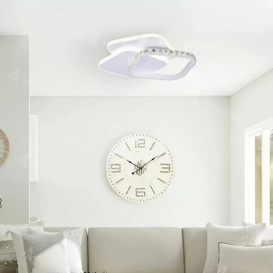 LED chandelier ANASTASIA, 17W, Cold/Warm/Neutral light, White 