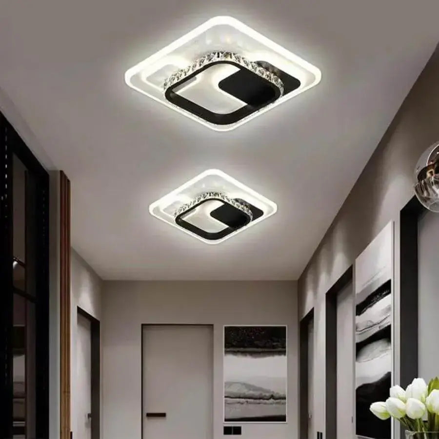 Ariella LED Chandelier 20W Black White