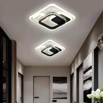 Ariella LED Chandelier 20W Black White