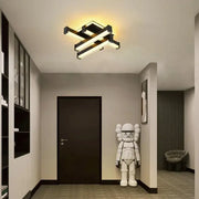 Cade LED Chandelier 54W Black White