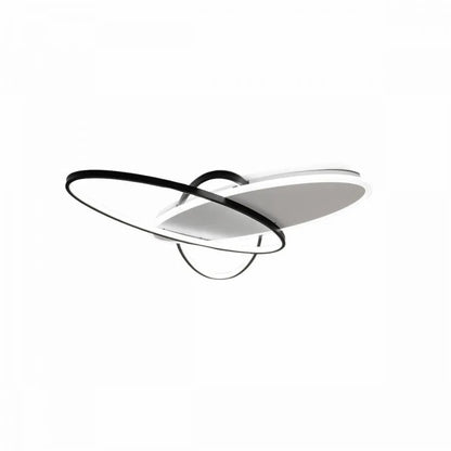 LED chandelier with Carolina remote control, 81W, 3 squares, cold/hot/neutral light, unkind, black