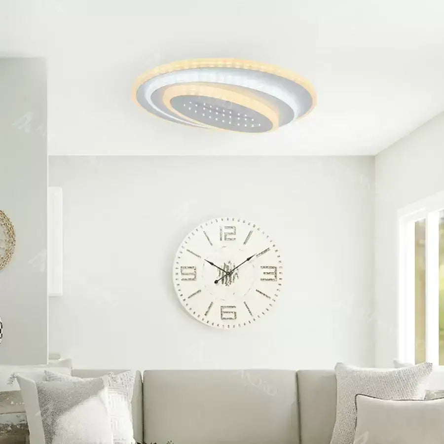 NEXA Oval 3D LED Chandelier, 36W, White, Cold/Warm/Neutral Light