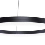 Casiana LED Chandelier with Remote Control, 50 W, Black, Dimmable