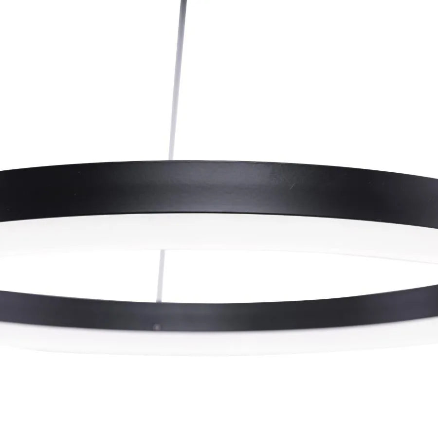 Casiana LED Chandelier with Remote Control, 50 W, Black, Dimmable