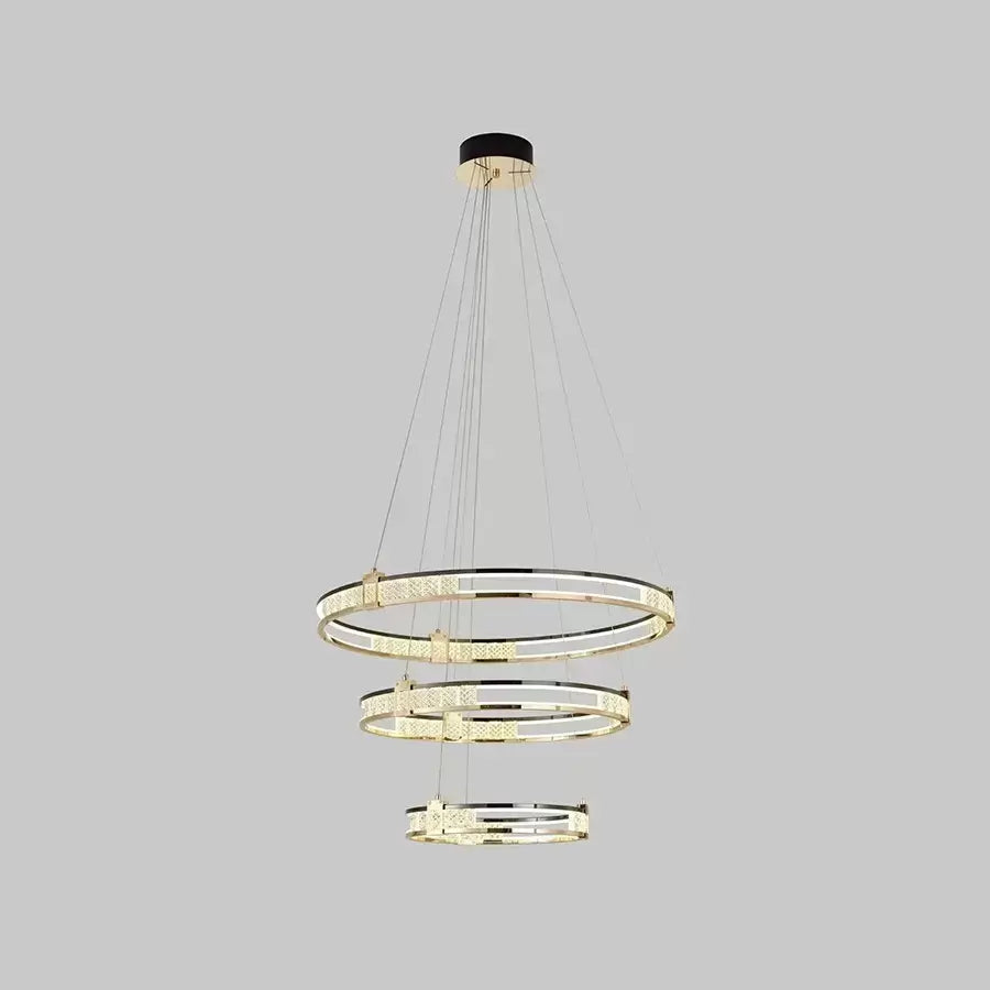 Crystal LED Chandelier with Remote Control Rodrigo 150W Dimmable Gold