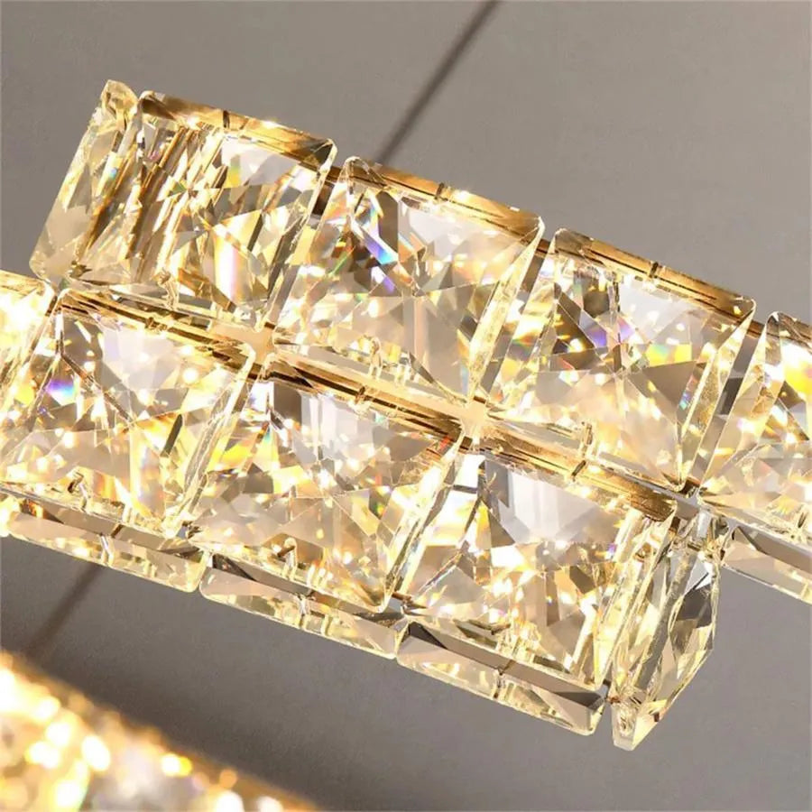 Crystal LED Chandelier with Remote Control Samira 86W, Silver 