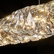 Crystal LED Chandelier with Remote Control Sehrazat 38W, Silver 