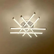 LED Chandelier with Remote Control Drake 188W Dimmable Silver White