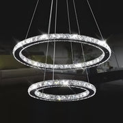 PRISM Luminis LED Chandelier, 58W, Crystal and Metal, Dimmable, Adjustable Height, Cold/Warm/Neutral Light, Luxurious Lighting
