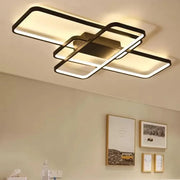 LED Chandelier with Remote Control AXIS 96W Dimmable Black 