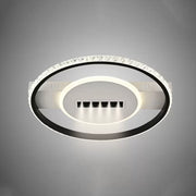 LED Chandelier with Remote Control Neil 38W Dimmable Black White