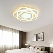 LED Chandelier with Remote Control PENTAGON, 59W, Cold/Warm/Neutral light, White