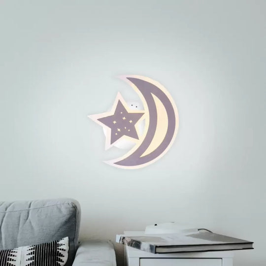 LED Chandelier ELLY 36W, Moon and Star, Cold/Warm/Neutral light, Brown LED Chandelier Default Title Alessandro Design