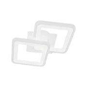 LED chandelier GIANI 26W, 2 Squares, Cold/Warm/Neutral light, White