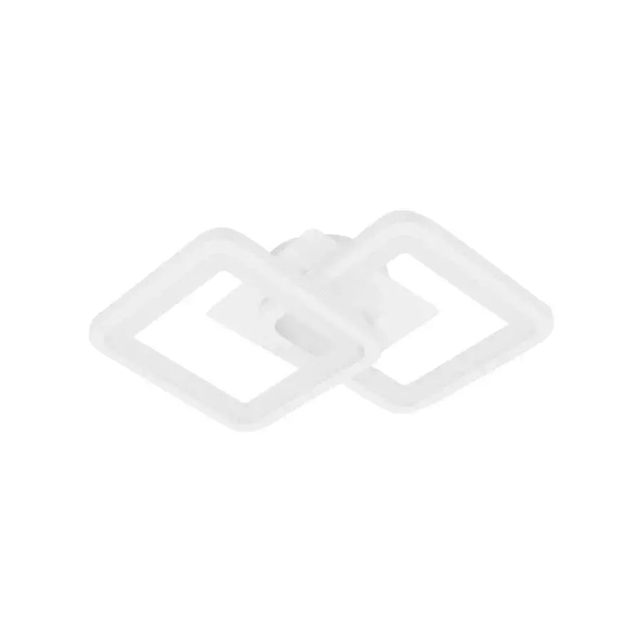 LED chandelier GIANI 26W, 2 Squares, Cold/Warm/Neutral light, White