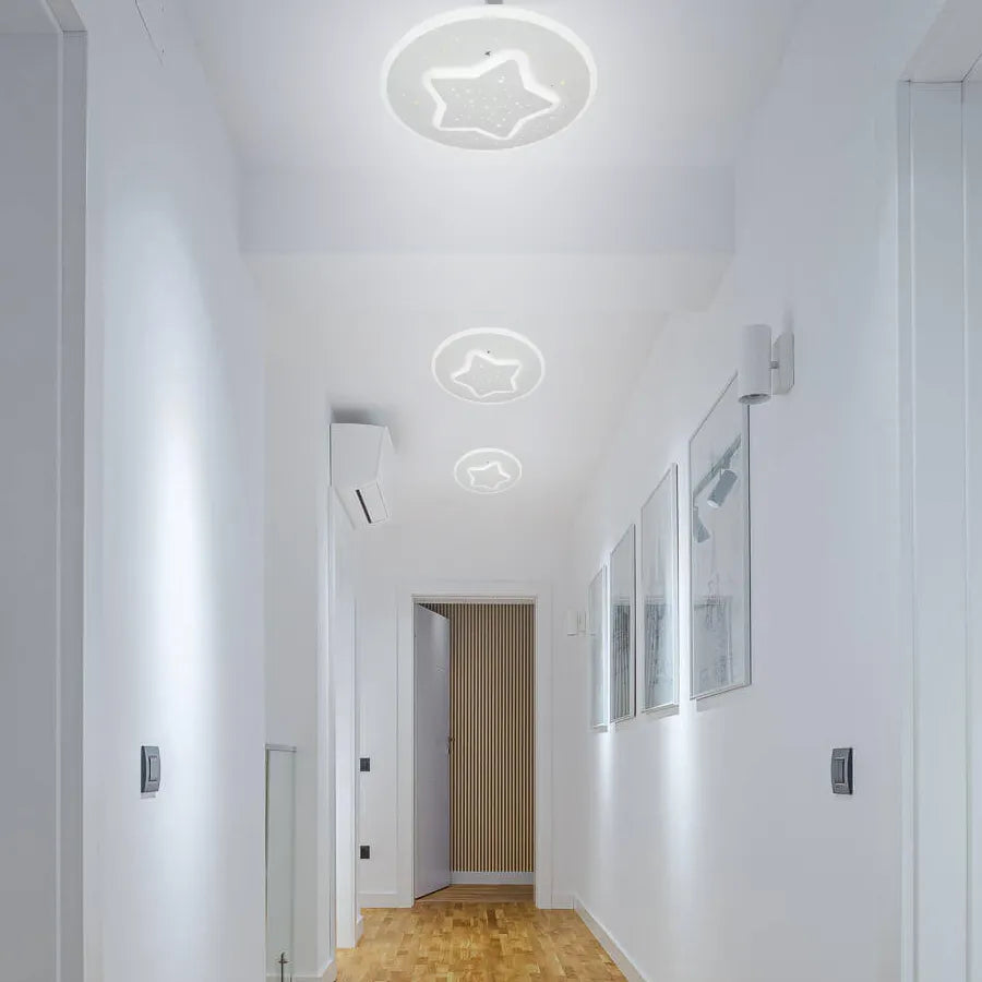 LED Chandelier Heath Star 30W Round White