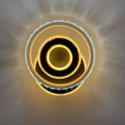 Inara Crystal LED Wall Lamp 40W Black