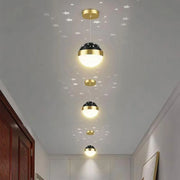 Itrisi LED Chandelier, 9W, Metal, Gold and Black