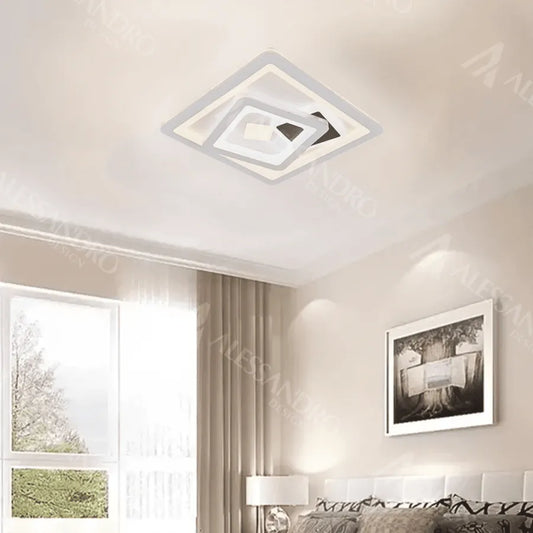 Juliette LED Chandelier 36W Black White 