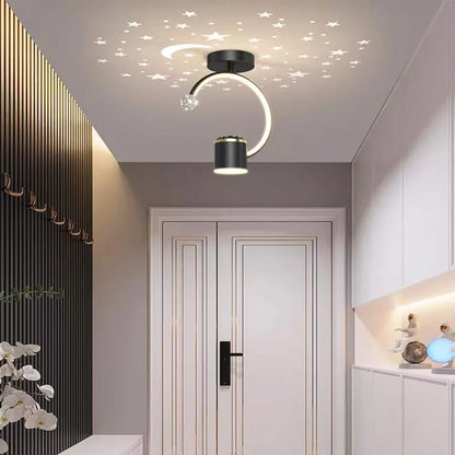 LED Chandelier Kenya 34W Black
