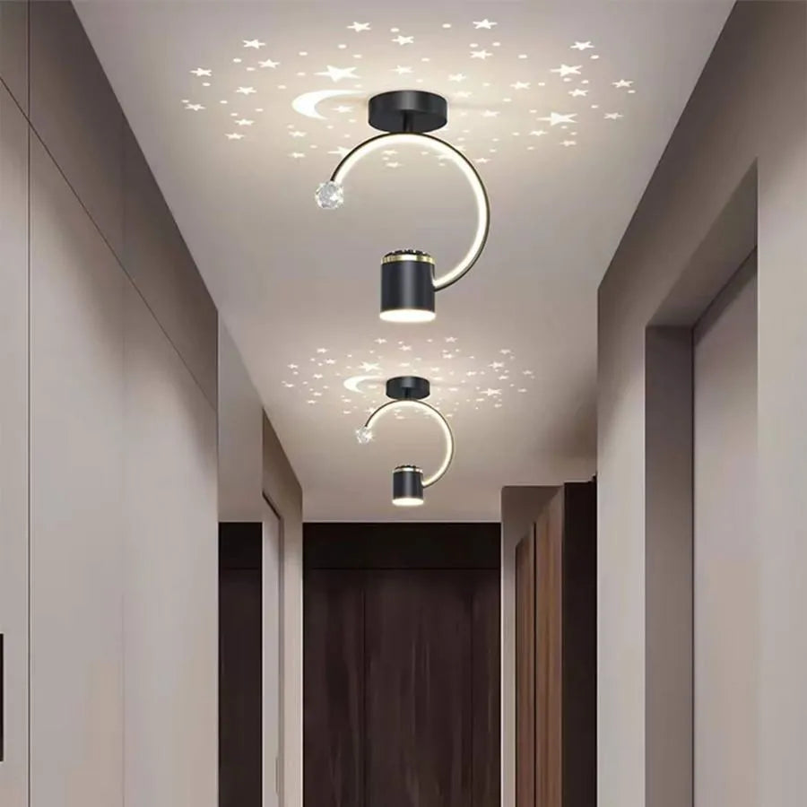 LED Chandelier Kenya 34W Black