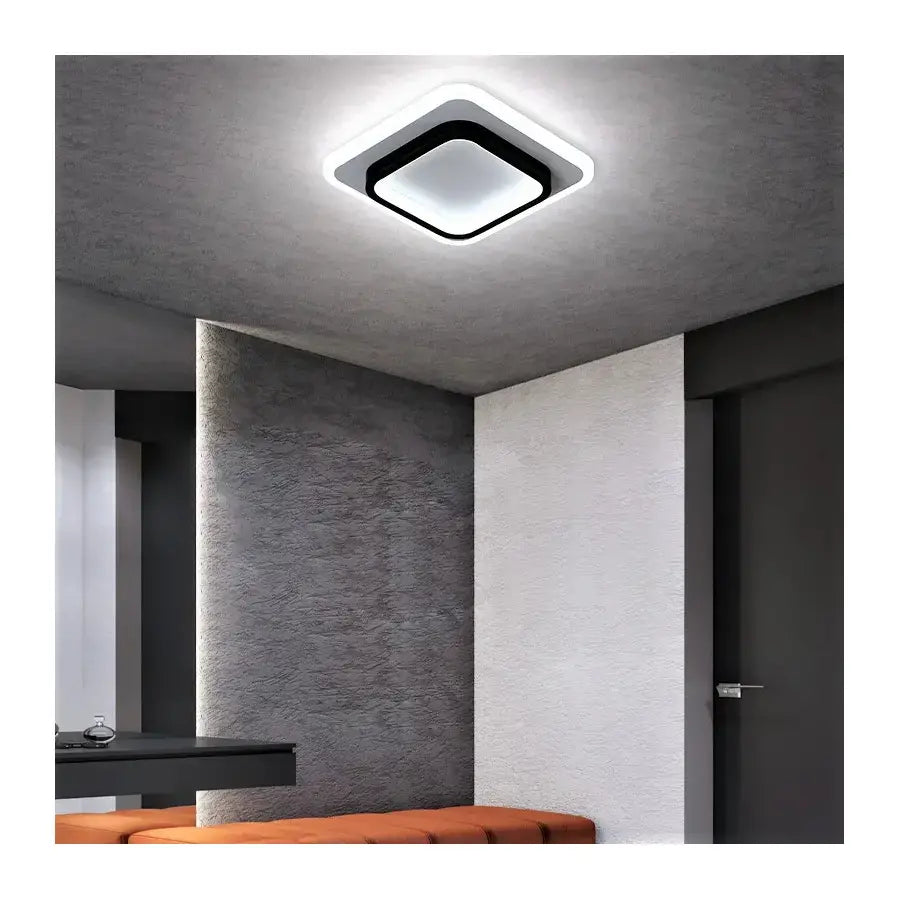 LED Chandelier Khai 20W Black White