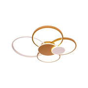 Lacerta LED Chandelier with Remote Control, 200W, Gold, Acrylic, Dimmable