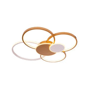 Lacerta LED Chandelier with Remote Control, 200W, Gold, Acrylic, Dimmable