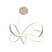 INFINITY Halo LED Pendant Chandelier with Remote Control, 138W, Adjustable Height, Cold/Warm/Neutral Light, Dimmable, White
