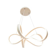INFINITY Halo LED Pendant Chandelier with Remote Control, 138W, Adjustable Height, Cold/Warm/Neutral Light, Dimmable, White