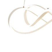 INFINITY Halo LED Pendant Chandelier with Remote Control, 138W, Adjustable Height, Cold/Warm/Neutral Light, Dimmable, White