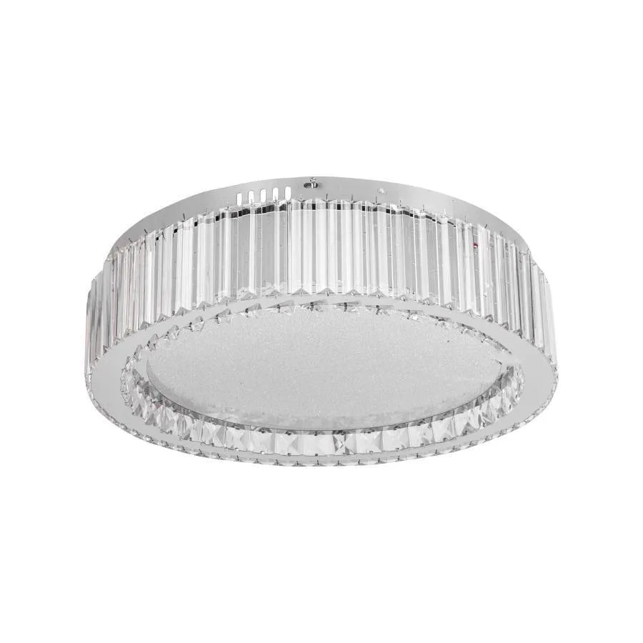Crystal LED Chandelier with Remote Control Madox 60W Dimmable Silver 