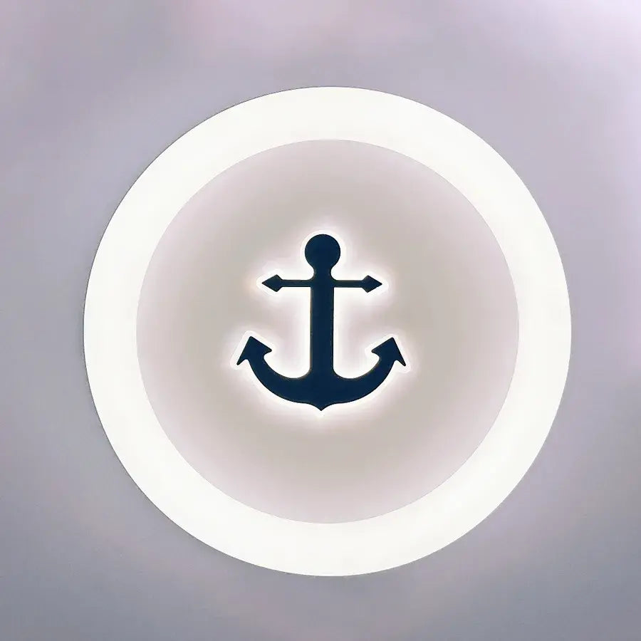 LED Chandelier 68W Navy White