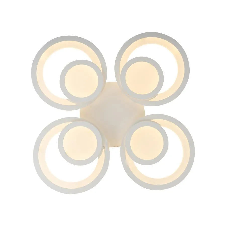 LED Chandelier with Remote Control Neredis 120W Dimmable White