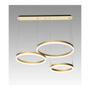 Peru LED Chandelier with Remote Control, 150W, Gold, Acrylic, Dimmable