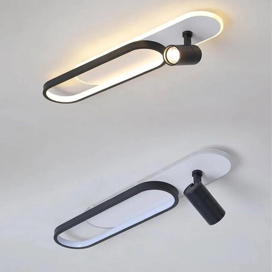 Ruby LED Chandelier 40W Black White 