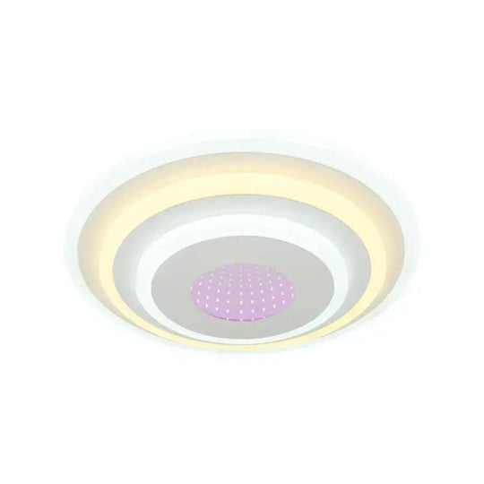 LED Chandelier NIVARA 3D 20W, Diameter 30cm, Cold/Warm/Neutral light, White Applied LED Chandeliers Default Title Alessandro Design