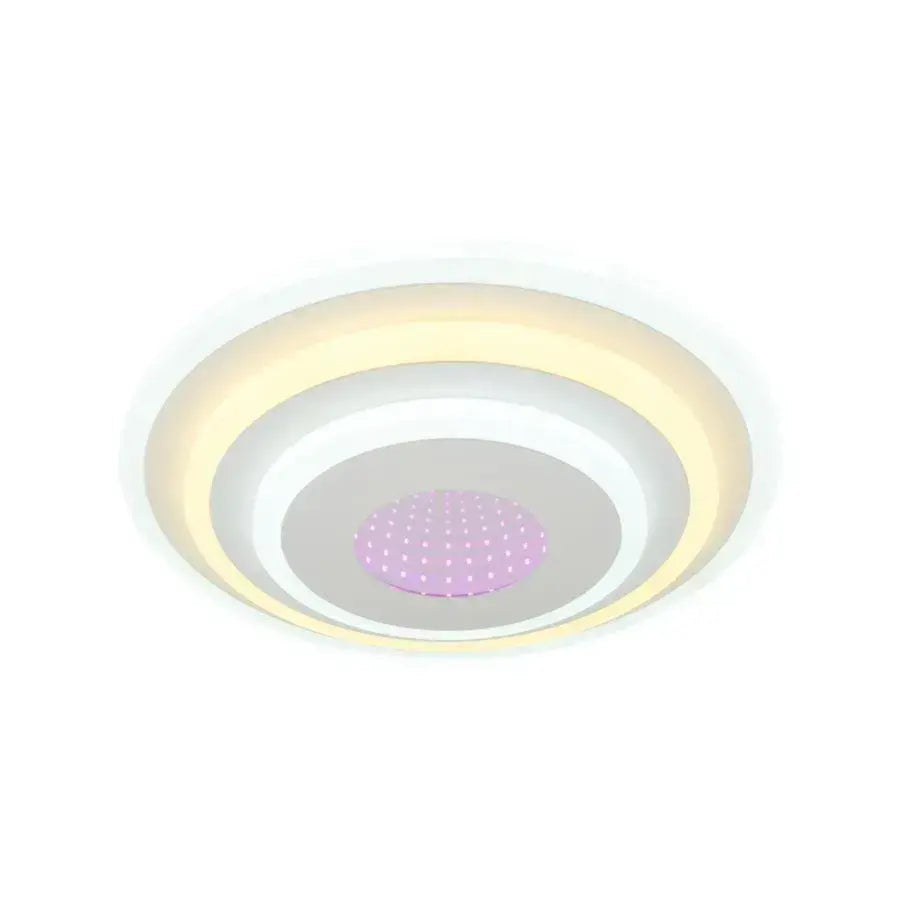 3D LED Chandelier NIVARA Round, Diameter 30cm, 20W RGB, White, Cold/Warm/Neutral Light 
