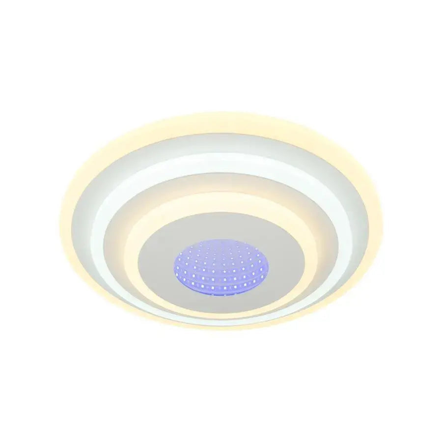 3D LED Chandelier NIVARA Round, Diameter 30cm, 20W RGB, White, Cold/Warm/Neutral Light 
