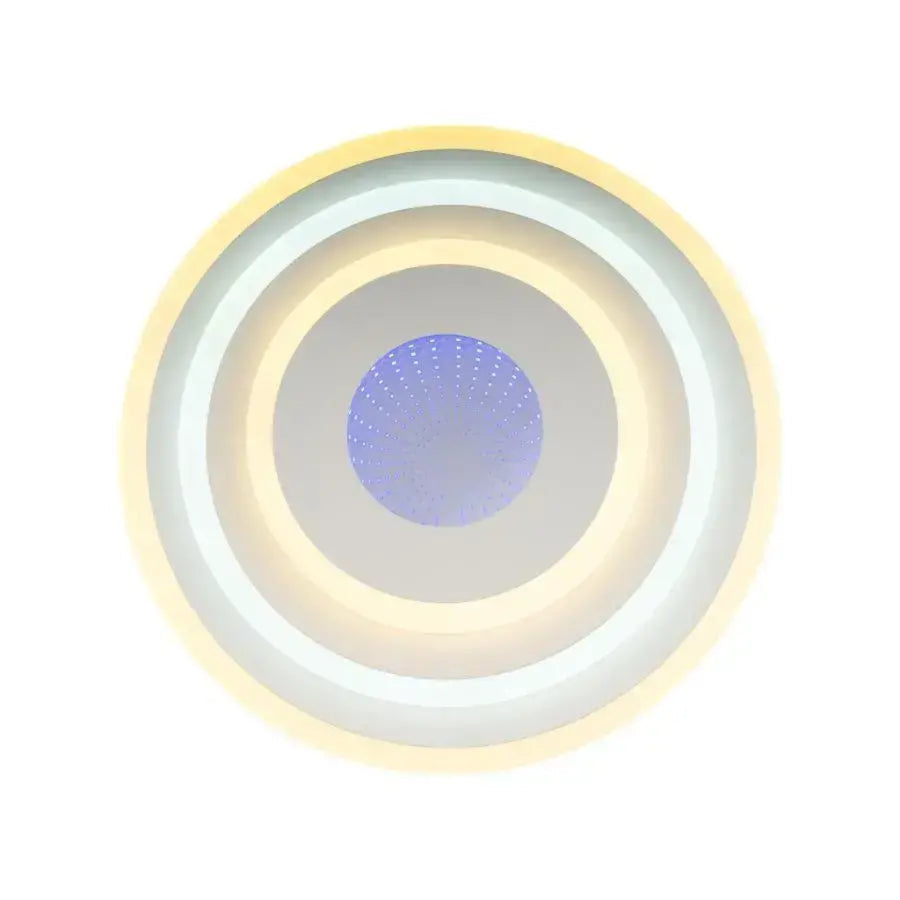 3D LED Chandelier NIVARA Round, Diameter 30cm, 20W RGB, White, Cold/Warm/Neutral Light 