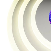 3D LED Chandelier NIVARA Round, Diameter 30cm, 20W RGB, White, Cold/Warm/Neutral Light 