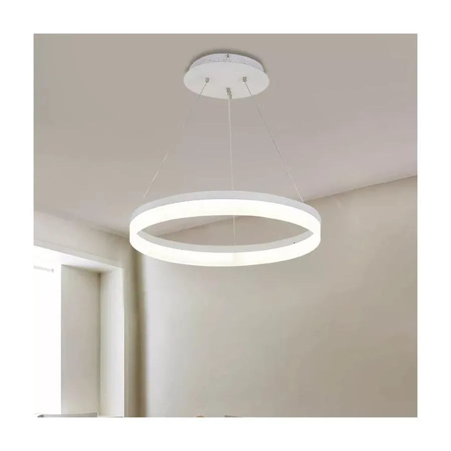 Steris LED Chandelier with Remote Control, 38W, 2.4GHz, Dimmable, White