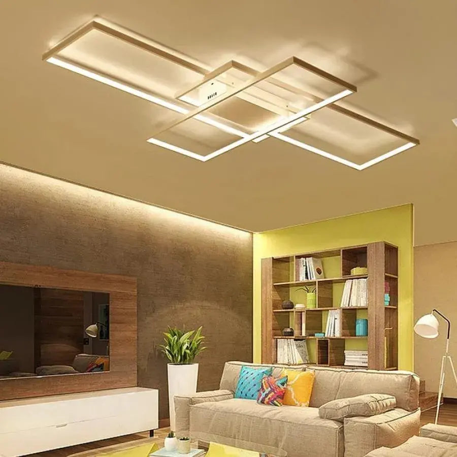 LED Chandelier with Remote Control Landyn 61W Dimmable White