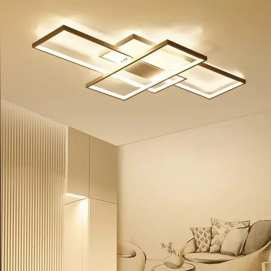 LED Chandelier with Remote Control Landyn 61W Dimmable White