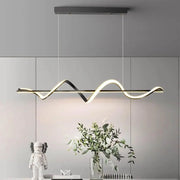 LED Chandelier with Remote Control Aminia 80W, Black