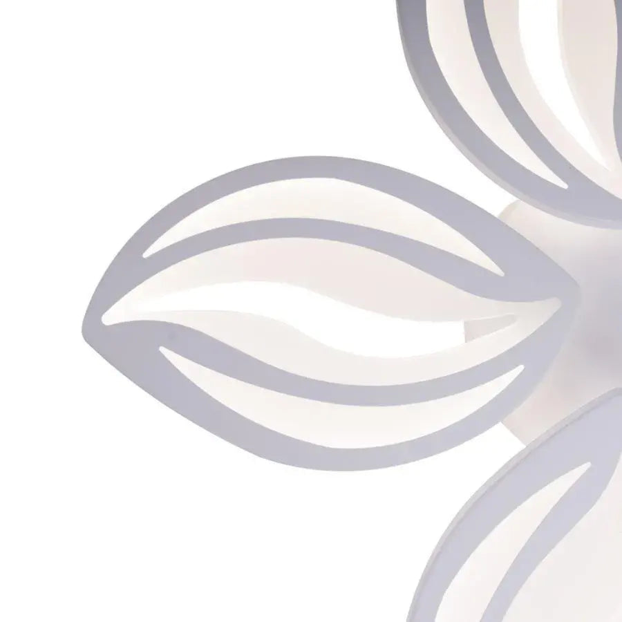 LED chandelier with remote control ORCHID, 65W, 5 Petals, Cold/Warm/Neutral light, Dimmable, White 