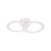 LED Chandelier with Remote Control BETTY, 28W, 2 Circles, Cold/Warm/Neutral Light, Dimmable, White 
