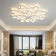 LED Chandelier with Remote Control BLOSSOM Grand, 143W, 12 Petals, Cold/Warm/Neutral Light, Dimmable, White